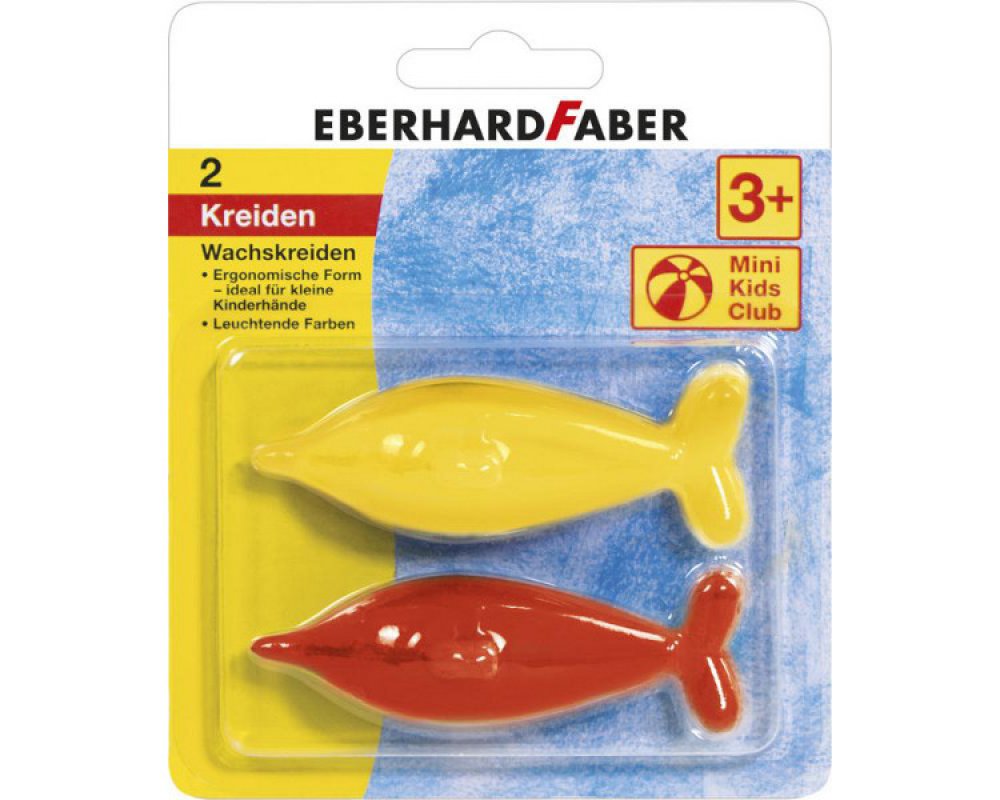 Wachsmalstift Delfin 2er von Eberhard Faber, sortiert