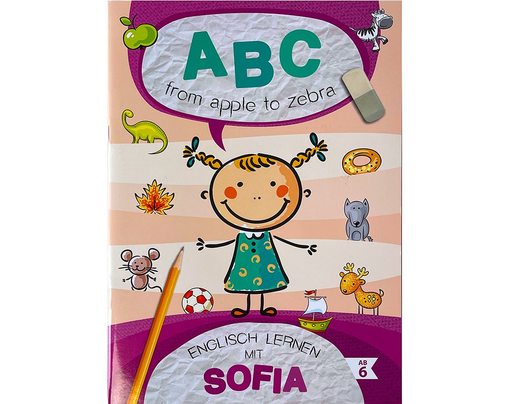 Lernbuch ab 6 Jahren / ABC from apple to zebra - Englisch lernen mit Sofia