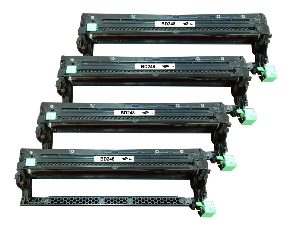 Kompatibel mit Brother DR248CL [modell] von TONERDUMPING (Inhalt: 4 Trommeln)
