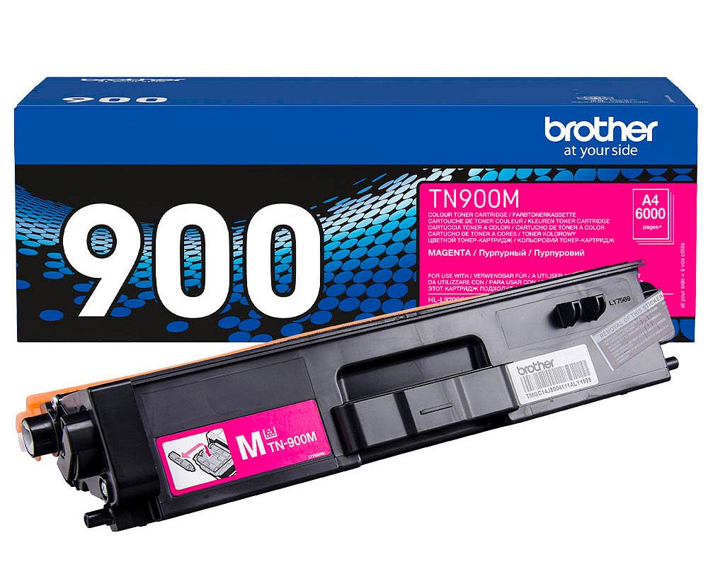 Brother 900 Original-Toner TN-900M [modell] (6.000 Seiten) Magenta