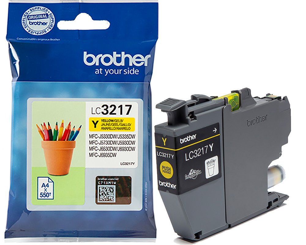 Brother LC-3217Y Original-Druckerpatrone Gelb [modell]