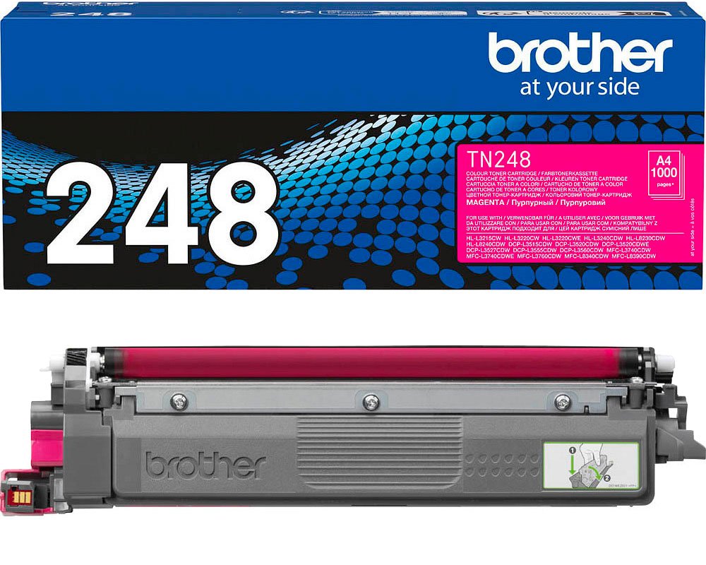 Brother 248 Original-Toner [modell] TN-248M (1.000 Seiten) magenta