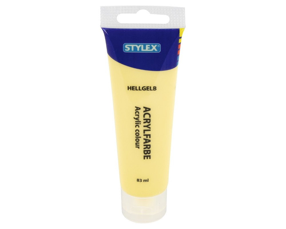 Acrylfarbe, 83 ml, hellgelb