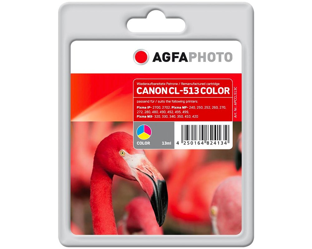 AgfaPhoto Druckerpatrone Kompatibel mit Canon CL513 / 2971B001 Color [modell] 