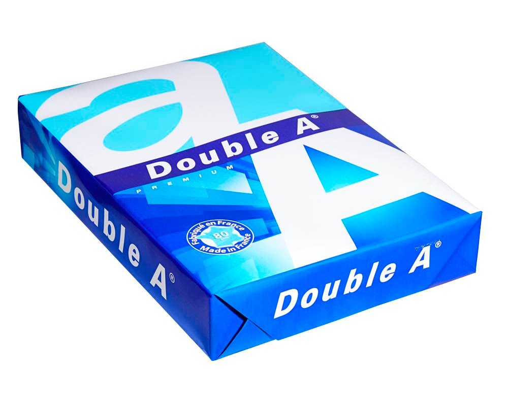 500 Blatt Druckerpapier/ Kopierpapier Double A Premium A4 weiß 80g FSC hochweiß (165 CI)
