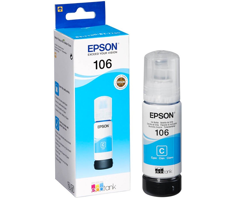 Epson 106/ C13T00R240 Original-Tintentank Cyan [modell]
