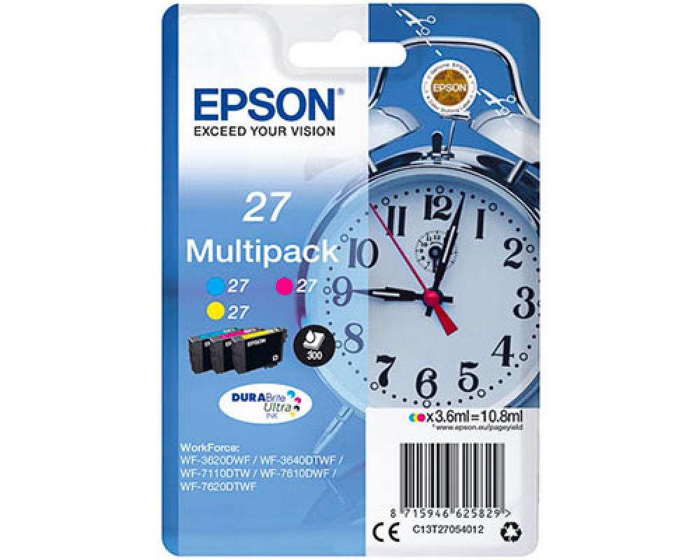 Epson 27 Multipack T2705 Cyan, Magenta, Gelb [modell]