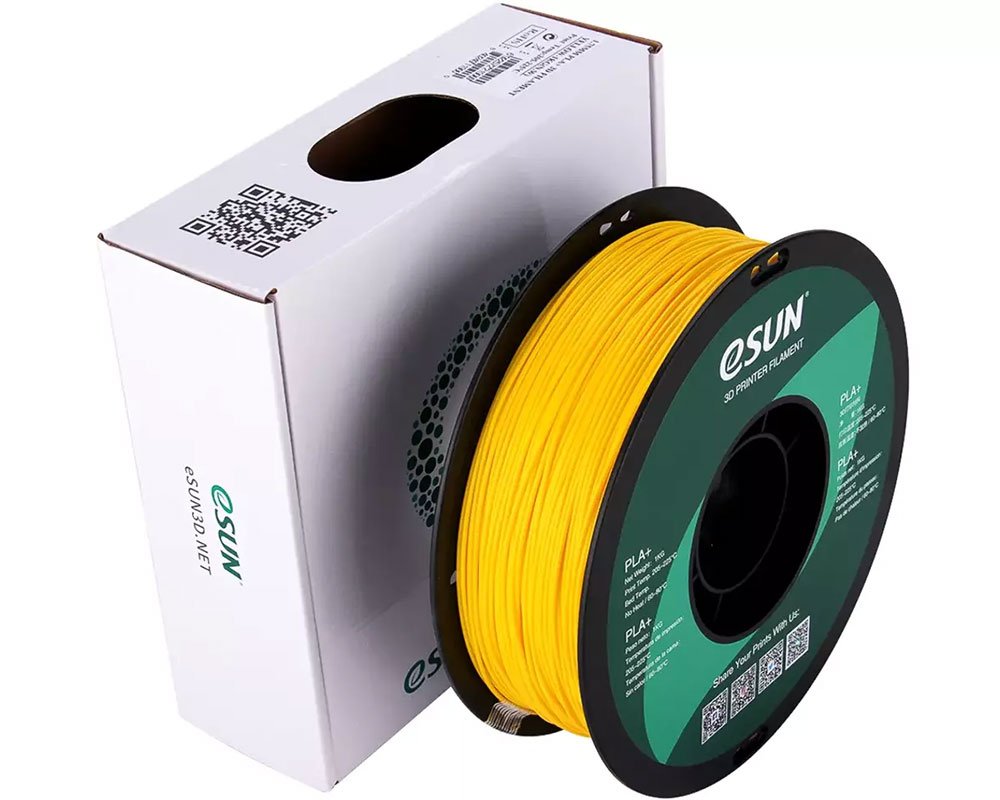 PLA+ Filament PLA+P175Y1 gelb (1kg / 1,75mm) von eSUN