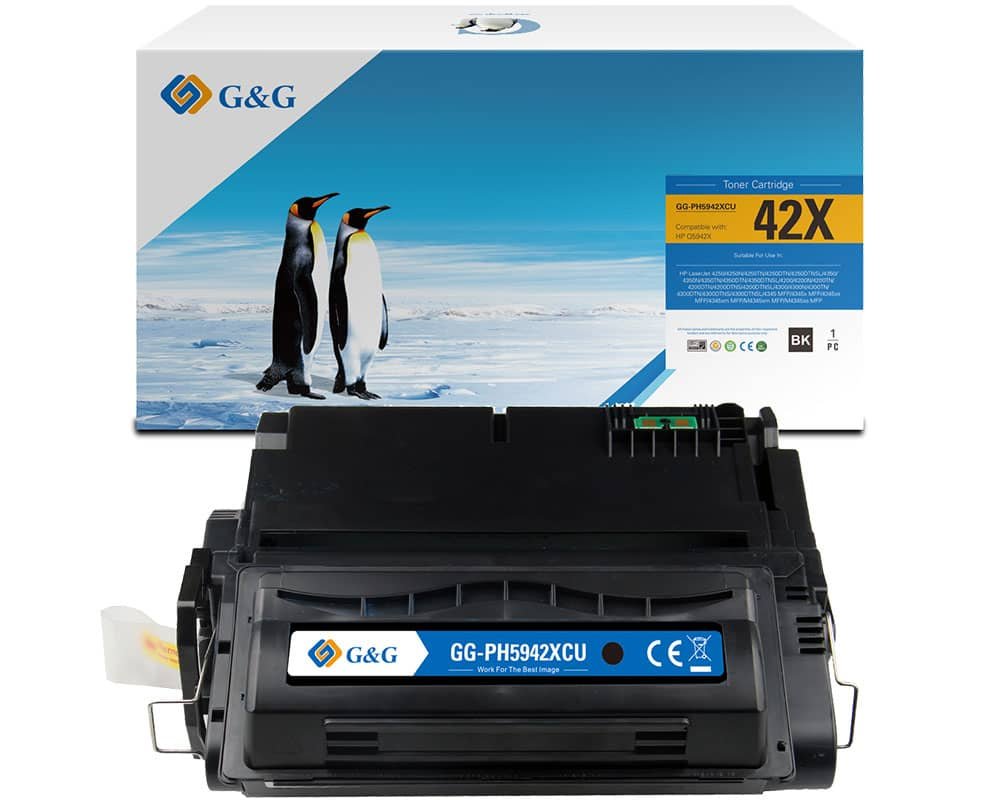 Kompatibel mit HP 38A / 39A / 42X / 45A / Q1338A / Q1339A / Q5942X / Q5945A XL-Toner [modell] Marke: G&G