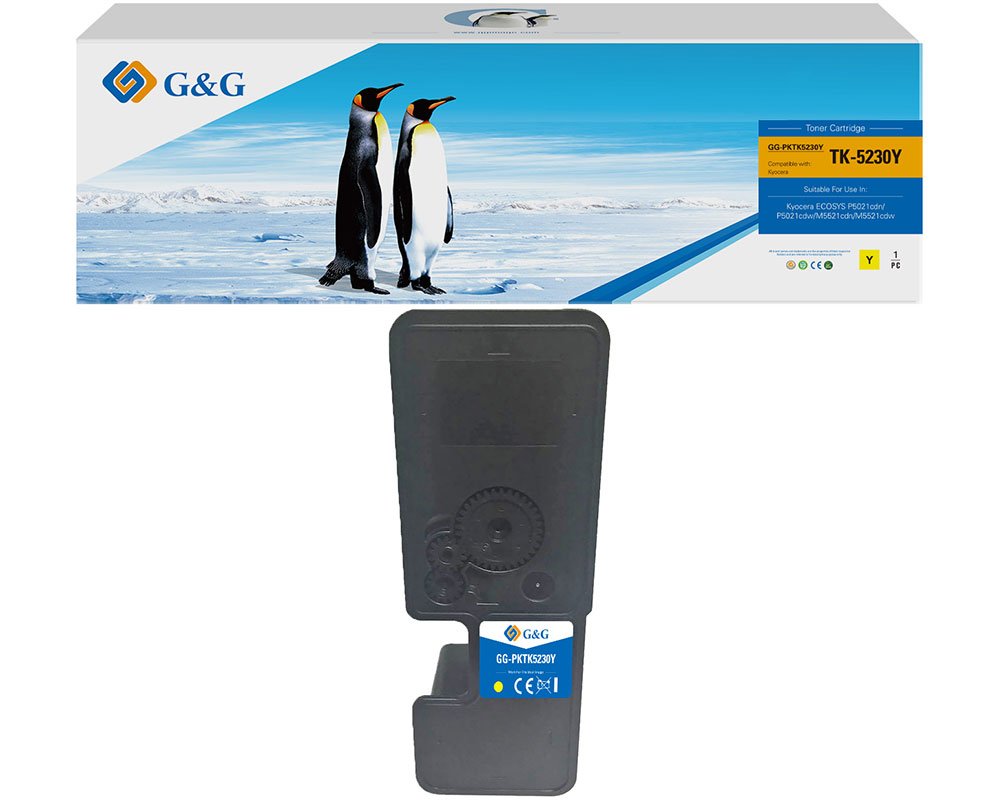 Kompatibel mit Kyocera TK-5230Y/ 1T02R9ANL0 XL-Toner Gelb [modell] - Marke: G&G
