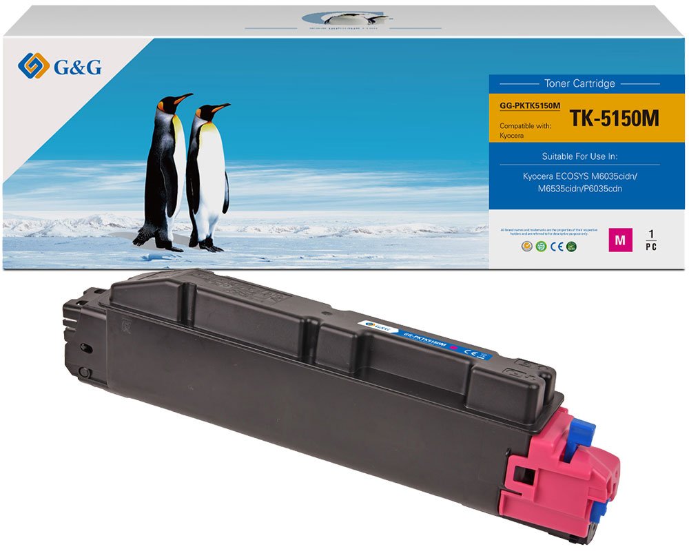 Kompatibel mit Kyocera TK-5150M/ 1T02NSBNL0 Toner Magenta [modell] - Marke: G&G