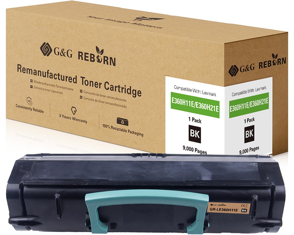 Kompatibel mit Lexmark E360/ 0E360H11E Toner [modell] Marke: G&G Reborn