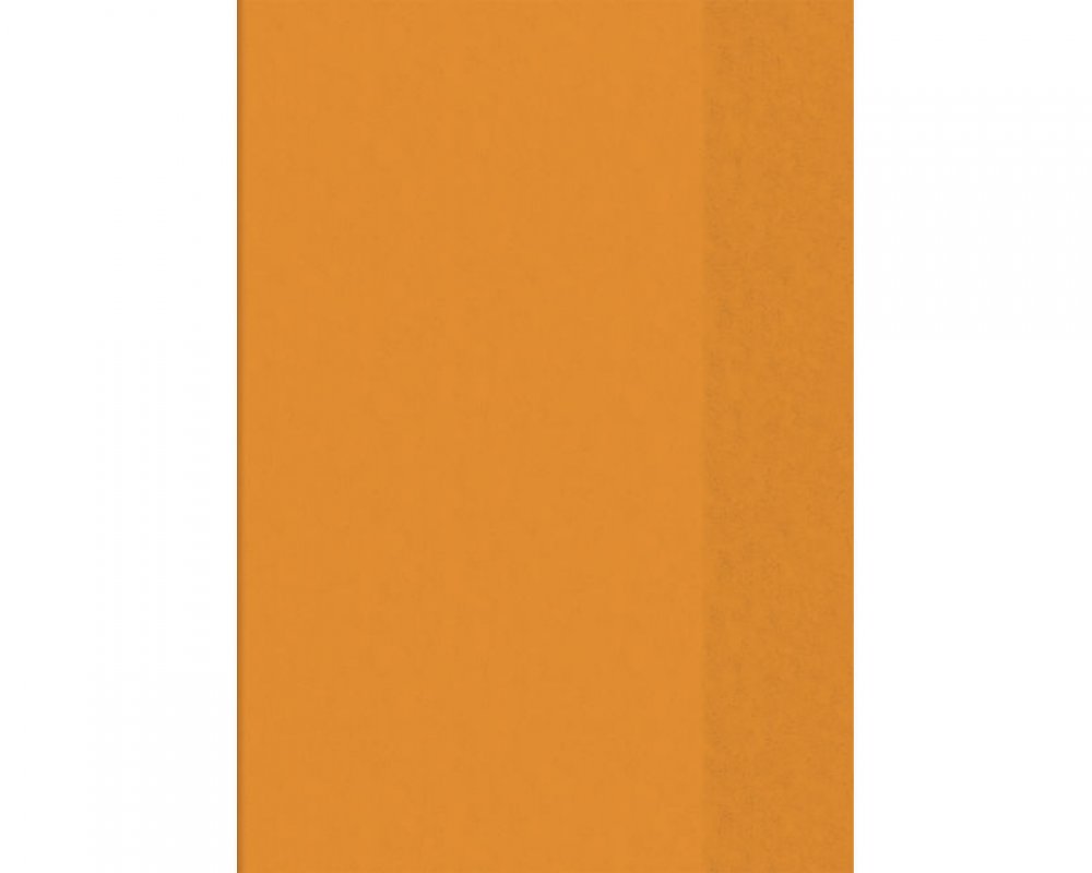 Heftumschlag A5, transparent, orange aus PP