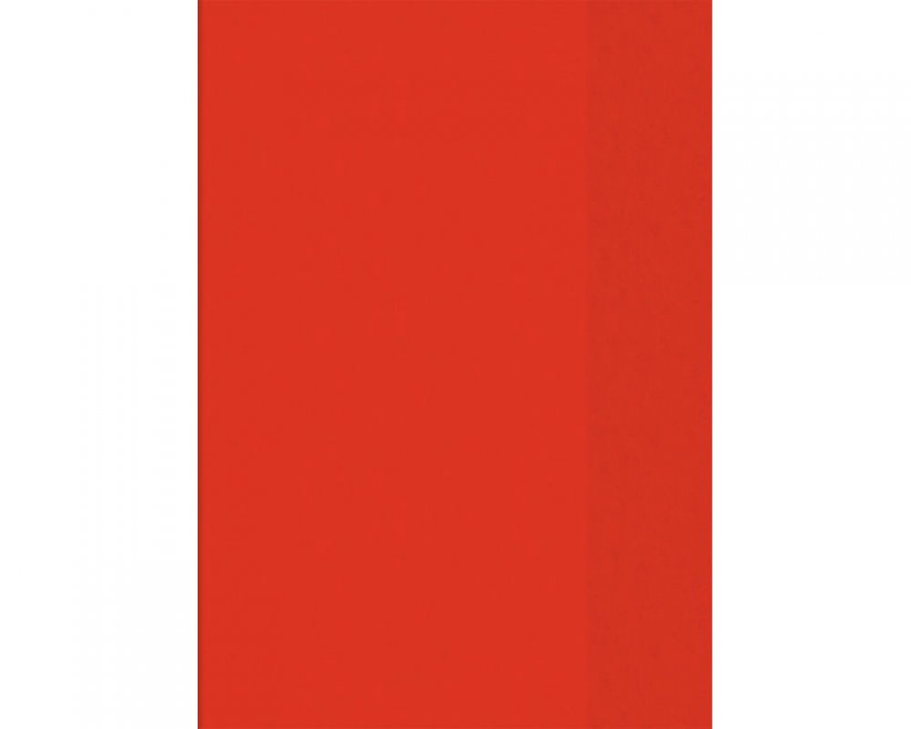 Heftumschlag A5, transparent, rot aus PP