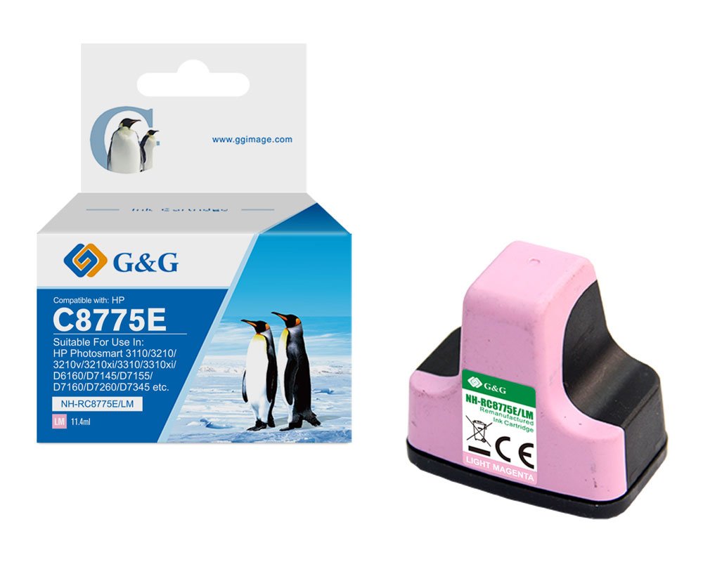 Kompatibel mit HP 363/ C8775EE XL-Druckerpatrone Hellmagenta [modell] - Marke: G&G
