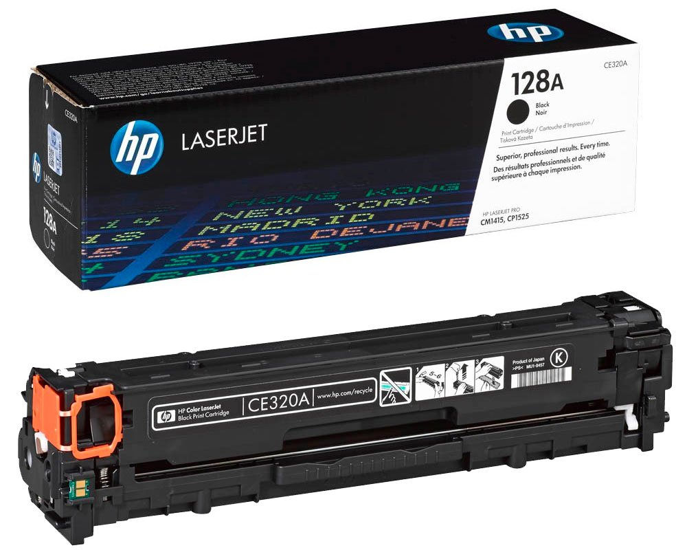 HP 128A / CE320A Originaltoner Schwarz [modell]