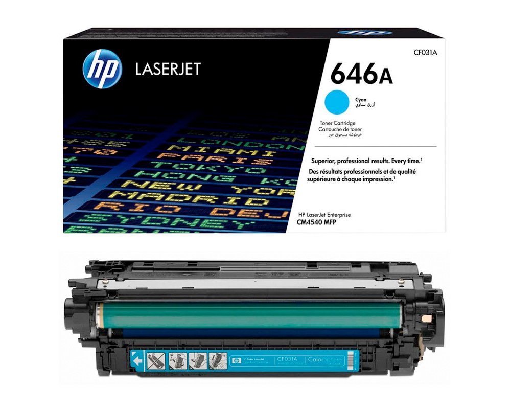 HP 646A Original-Toner (CF031A) Cyan [modell]