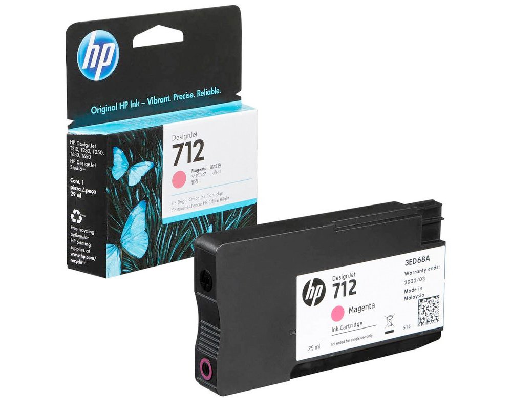 HP 712 Original-Tinte [modell] 3ED68A - Inhalt: 29 ml magenta