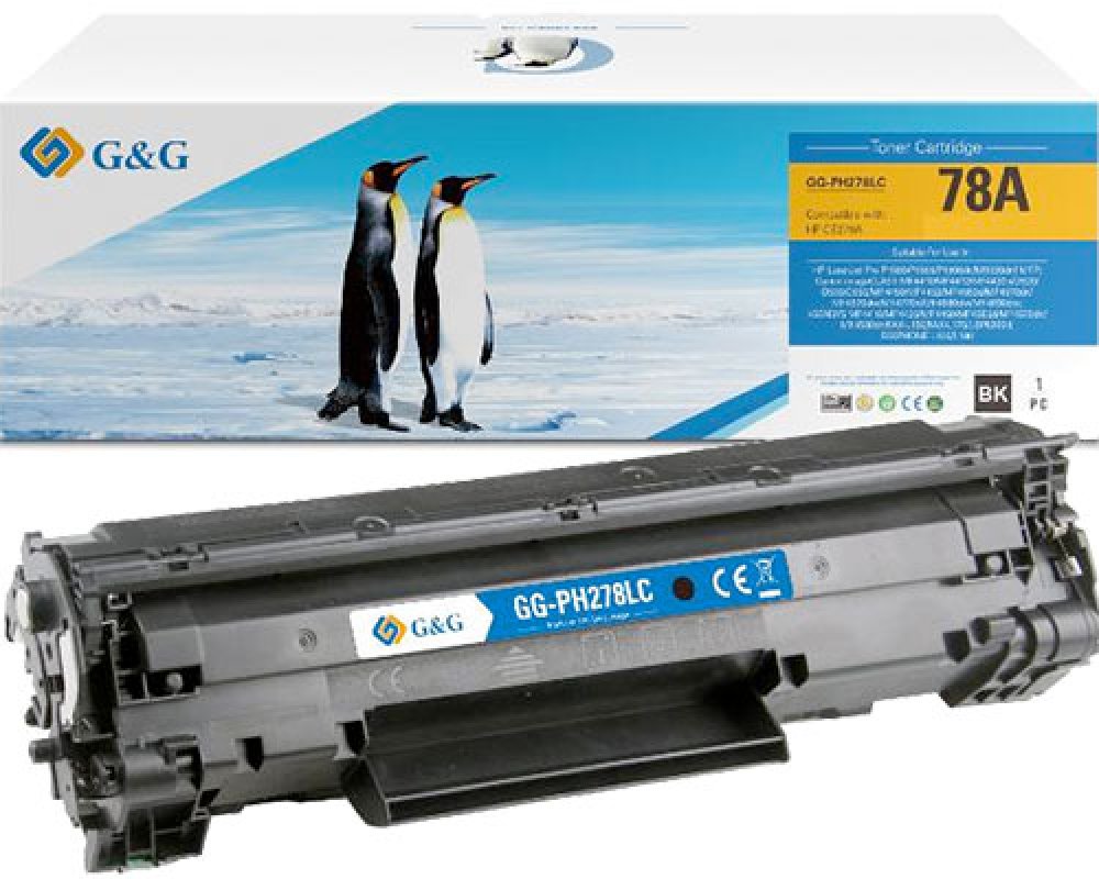 Kompatibel mit HP 78A/ CE278A/ 3500B002 XL-Toner (3.000 Seiten) [modell] Marke. G&G
