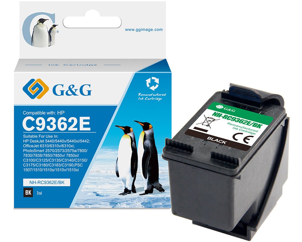 Kompatibel mit HP 336/ C9362EE XL-Druckerpatrone Schwarz [modell] Marke: G&G