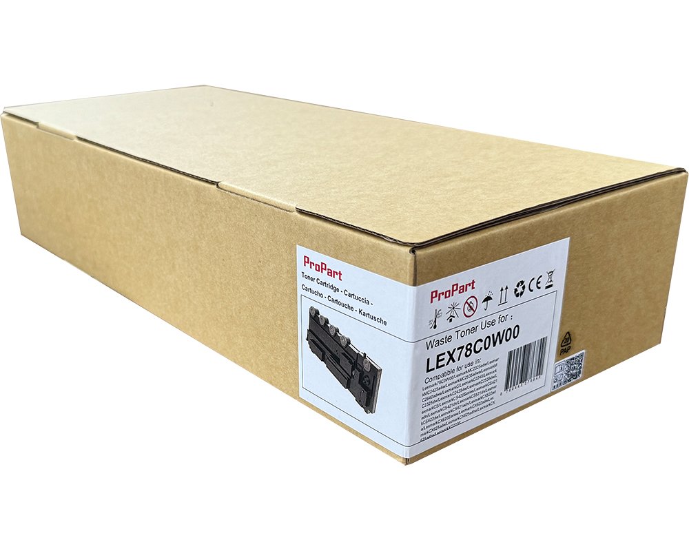 Kompatibel mit Lexmark 78C0W00 Resttonerbehälter [modell] (25.000 Seiten) von TONERDUMPING