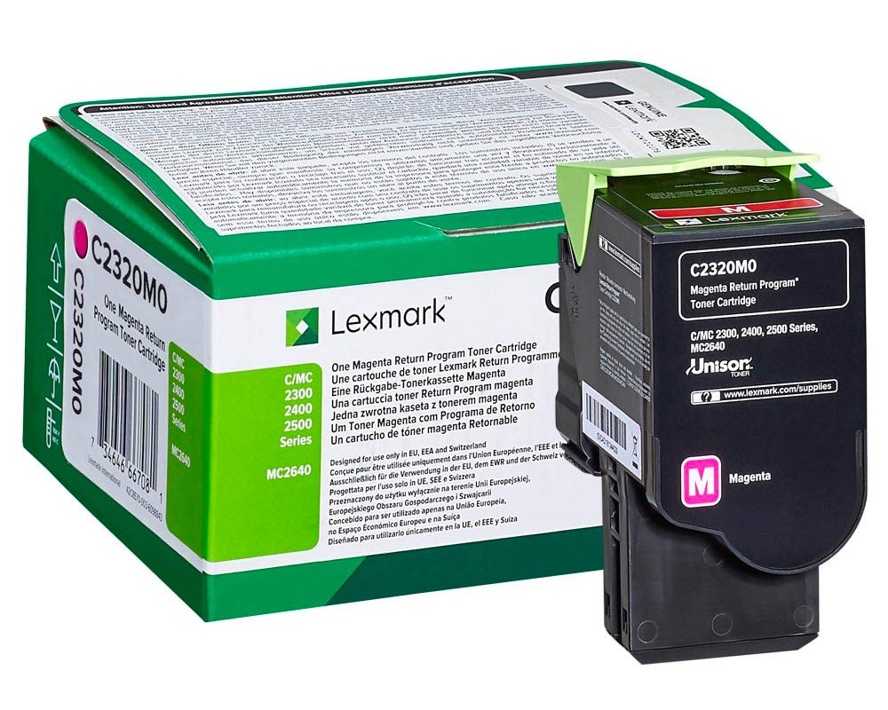 Original Lexmark-Toner C2320M0 [modell] (1.000 Seiten) Magenta