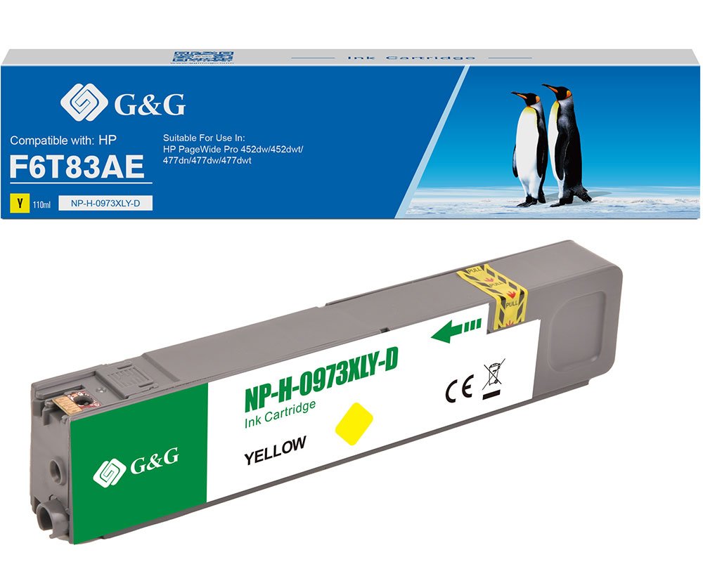 Kompatibel mit HP 973X/ F6T83AE XL-Druckerpatrone Gelb [modell] - Marke: G&G