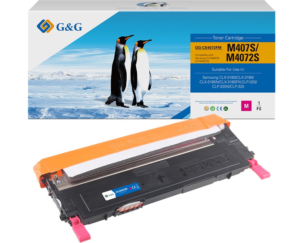 Kompatibel mit Samsung CLT-M4072S / HP SU262A Toner Magenta [modell] - Marke: G&G