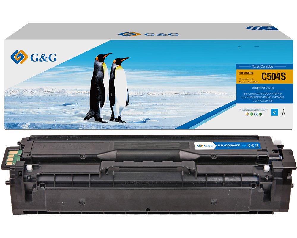 Kompatibel mit Samsung C504S / HP SU025A Toner Cyan [modell] - Marke: G&G