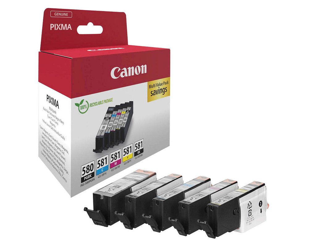 Canon PGI-580/ CLI-581 Original Druckerpatronen Multipack [modell]