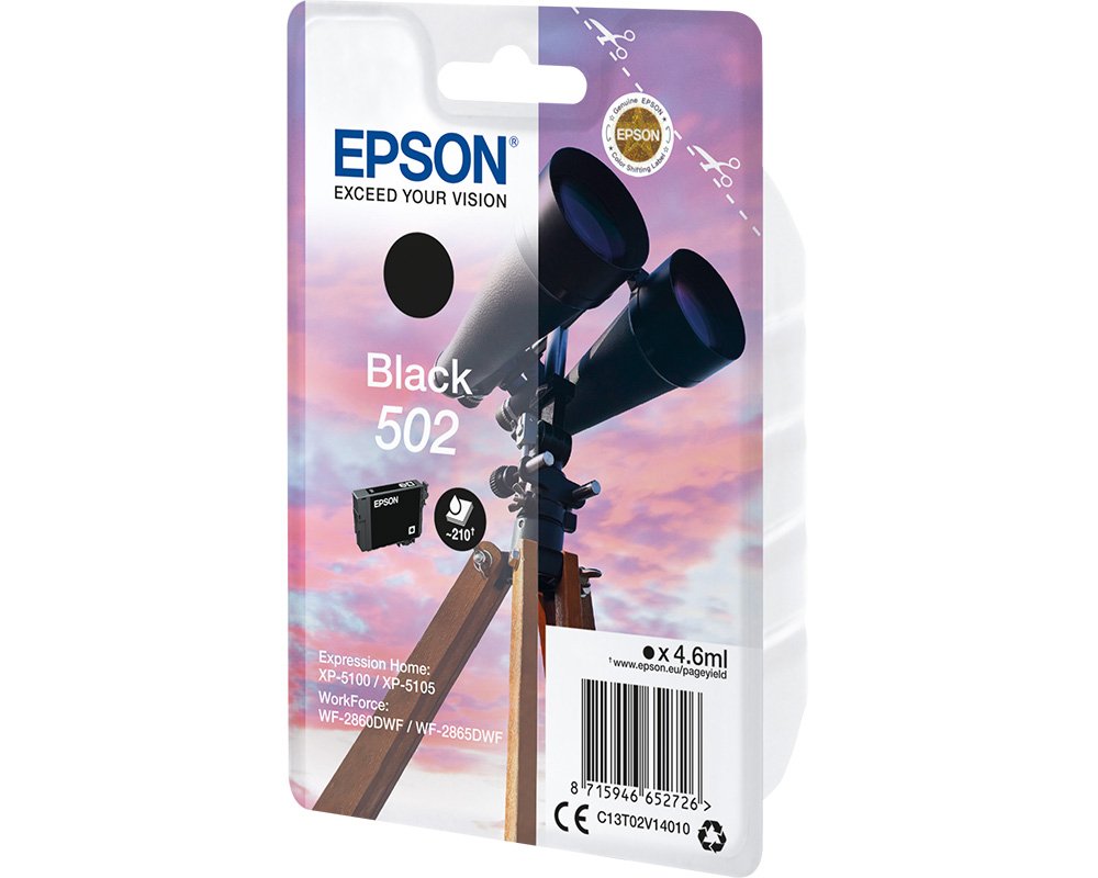 Epson 502 Original-Druckerpatrone Schwarz [modell] 