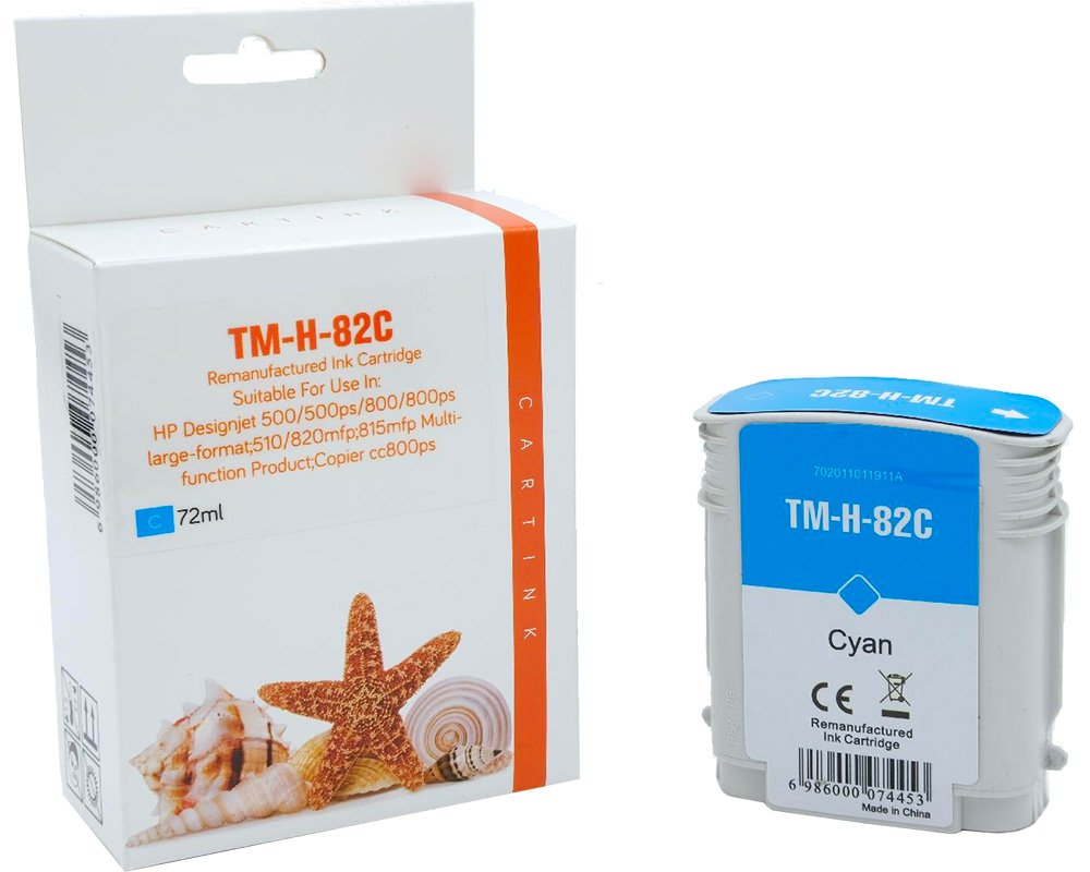 Kompatibel mit HP 82 Cyan C4911A [modell] von TONERDUMPING