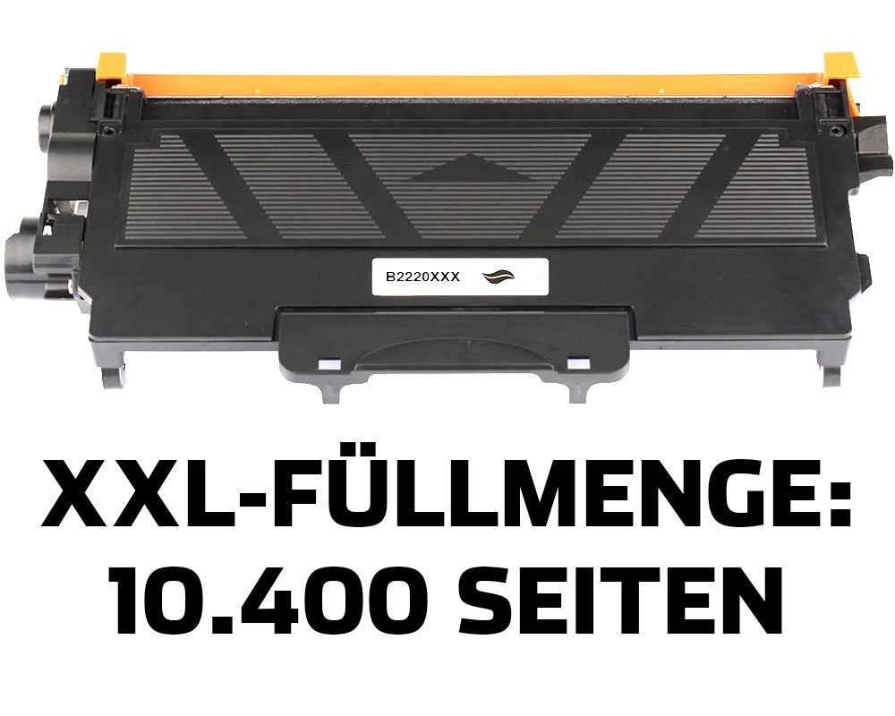 Kompatibel mit Brother TN-2220 / TN-2010 Toner von TONERDUMPING (XXL: 10.400 Seiten) [modell]