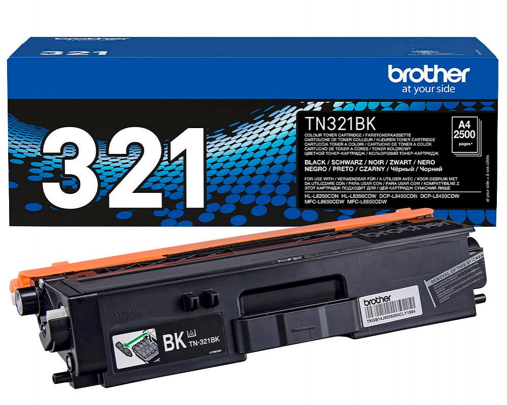 Brother 321 Original-Toner [modell] TN321BK Schwarz