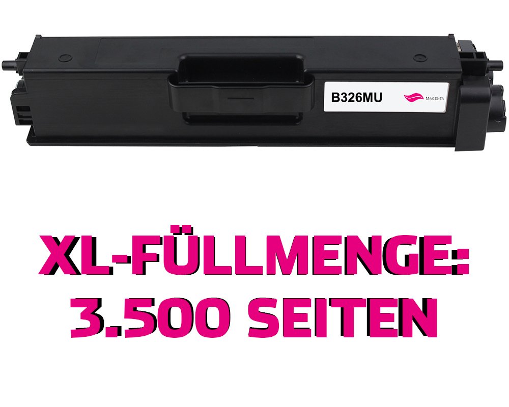 Kompatibel mit Brother TN-325M / TN-326M Toner Magenta [modell] von TONERDUMPING