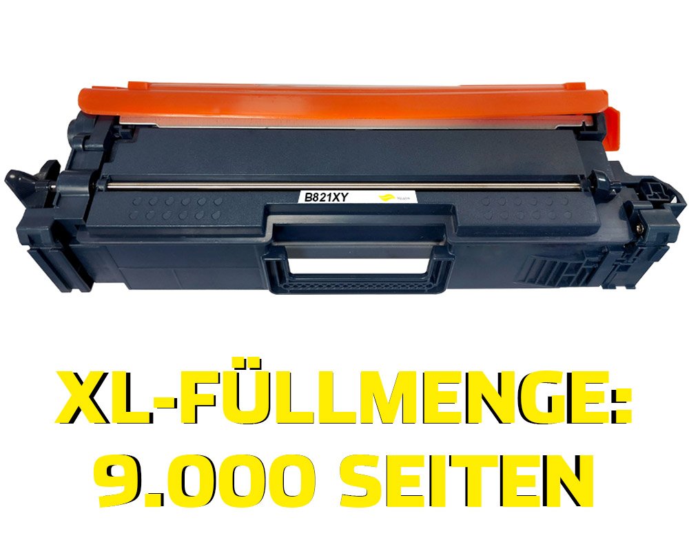 Kompatibel mit Brother TN821XLY Toner [modell] (9.000 Seiten) gelb
