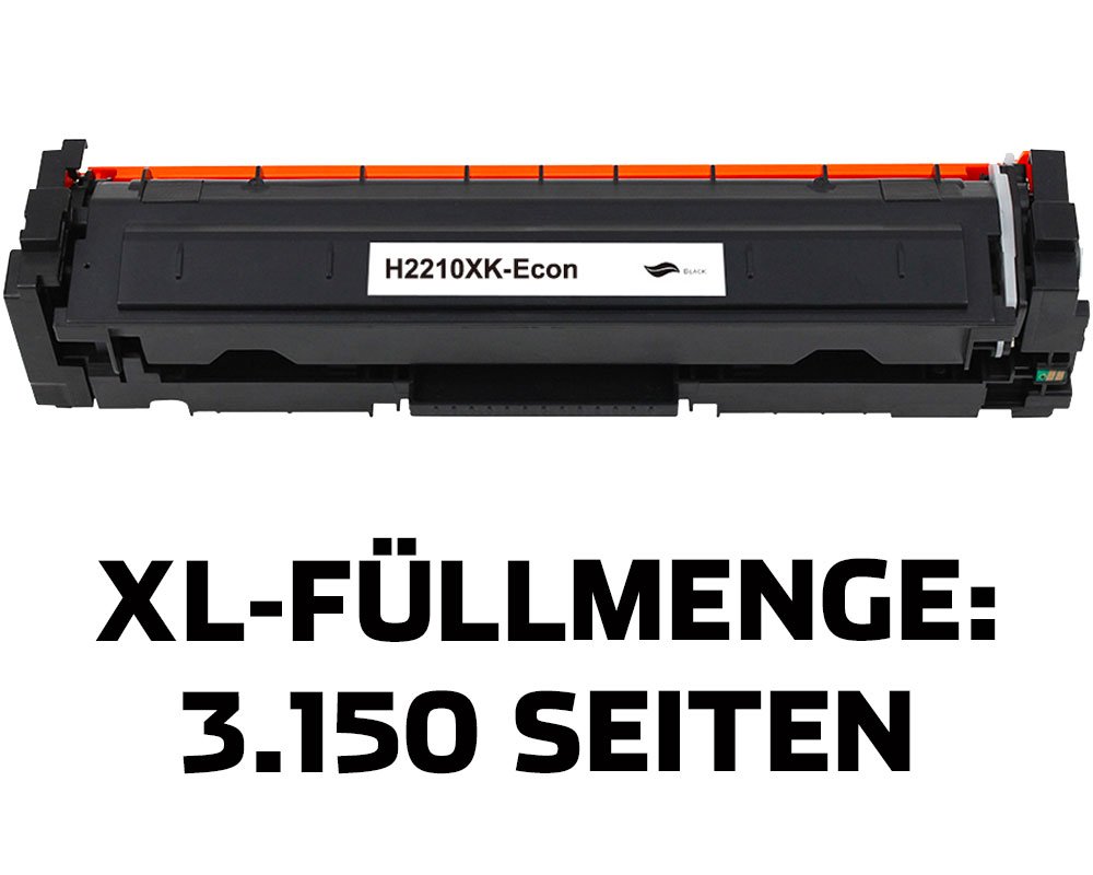 Kompatibel mit HP 207X / W2210X XL-Toner [modell] Schwarz von TONERDUMPING (mit Chip, ohne Füllstandsanzeige)