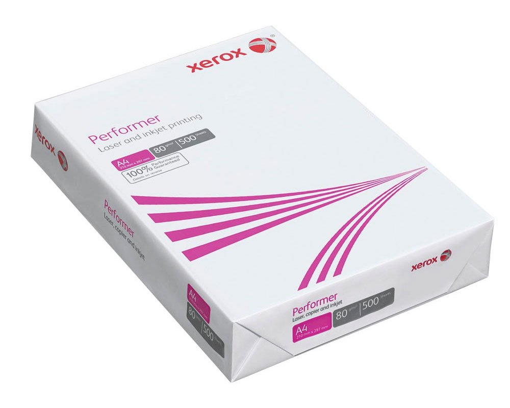 500 Blatt Druckerpapier/ Kopierpapier A4 Xerox Performer weiß 80g Nordic Swan weiß (146 CI) 003R90649