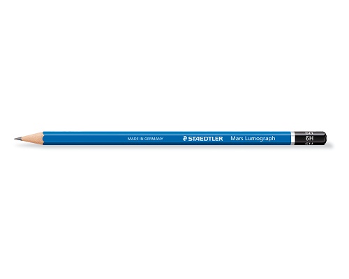 Staedtler Bleistift Mars® Lumograph® 100 blau - Künstlerbleistift - 6H
