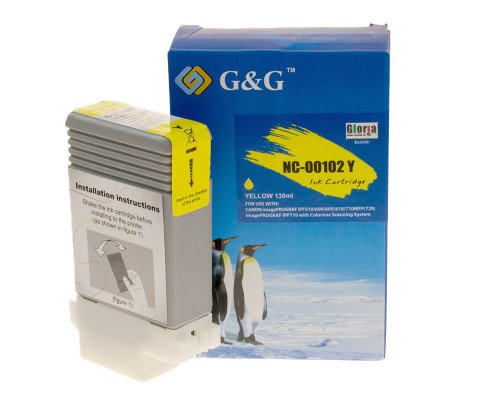 Kompatibel mit Canon PFI-102Y/ 0898B001 Druckerpatrone Gelb jetzt kaufen - Marke: G&G