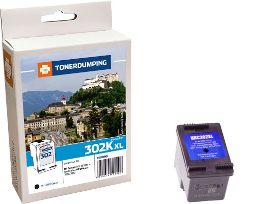 Kompatibel mit HP 302XL / F6U68AE Druckerpatrone Schwarz jetzt kaufen von TONERDUMPING