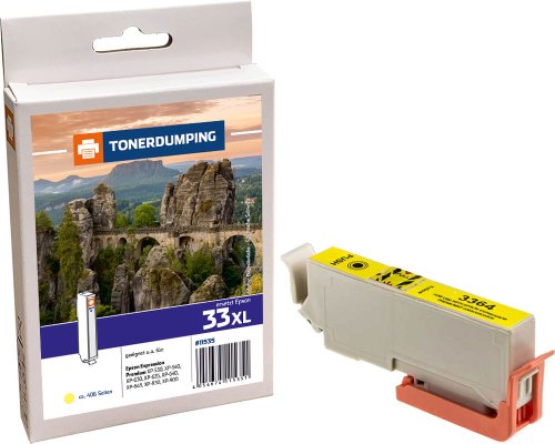 Kompatibel mit Epson 33XL/ C13T33644012 XL-Druckerpatrone Gelb jetzt kaufen von TONERDUMPING