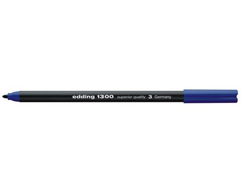 Fasermaler edding 1300 Color pen, ca. 2 mm, Rundspitze, blau