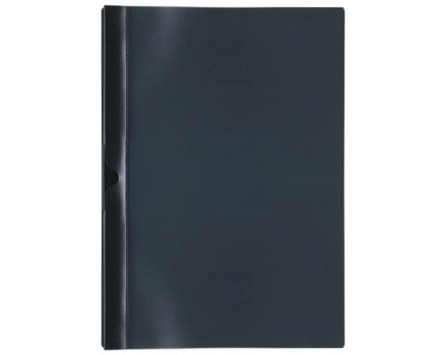 Stylex Klemmmappe, Klemmhefter aus Kunststoff, DIN-A4, Farbe: Schwarz