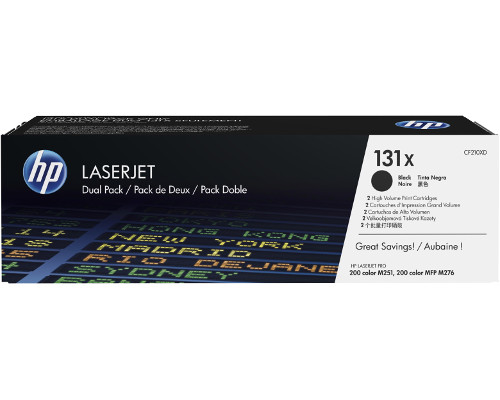 HP 131X-Doppelpack Originaltoner (CF210XD) jetzt kaufen