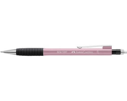 Faber-Castell Druckbleistift GRIP 1347 Minenstärke: 0,7 mm, Härtegrad: B, Schaft: rose shadows