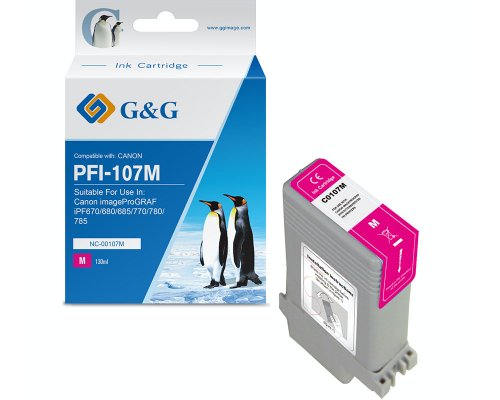 Kompatibel mit Canon PFI-107M/ 6707B001 Druckerpatrone Magenta jetzt kaufen - Marke: G&G