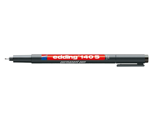 Folienschreiber - Permanent Pen edding 140 S, 0,3 mm, Rundspitze, Schwarz