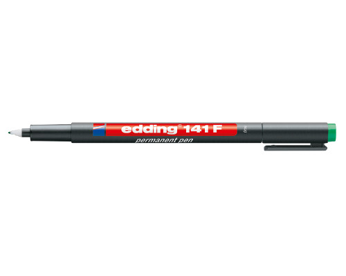 Folienschreiber - Permanent Pen edding 141 F, 0,6 mm, Rundspitze, grün