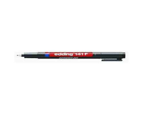 Folienschreiber - Permanent Pen edding 141 F, 0,6 mm, Rundspitze, Schwarz